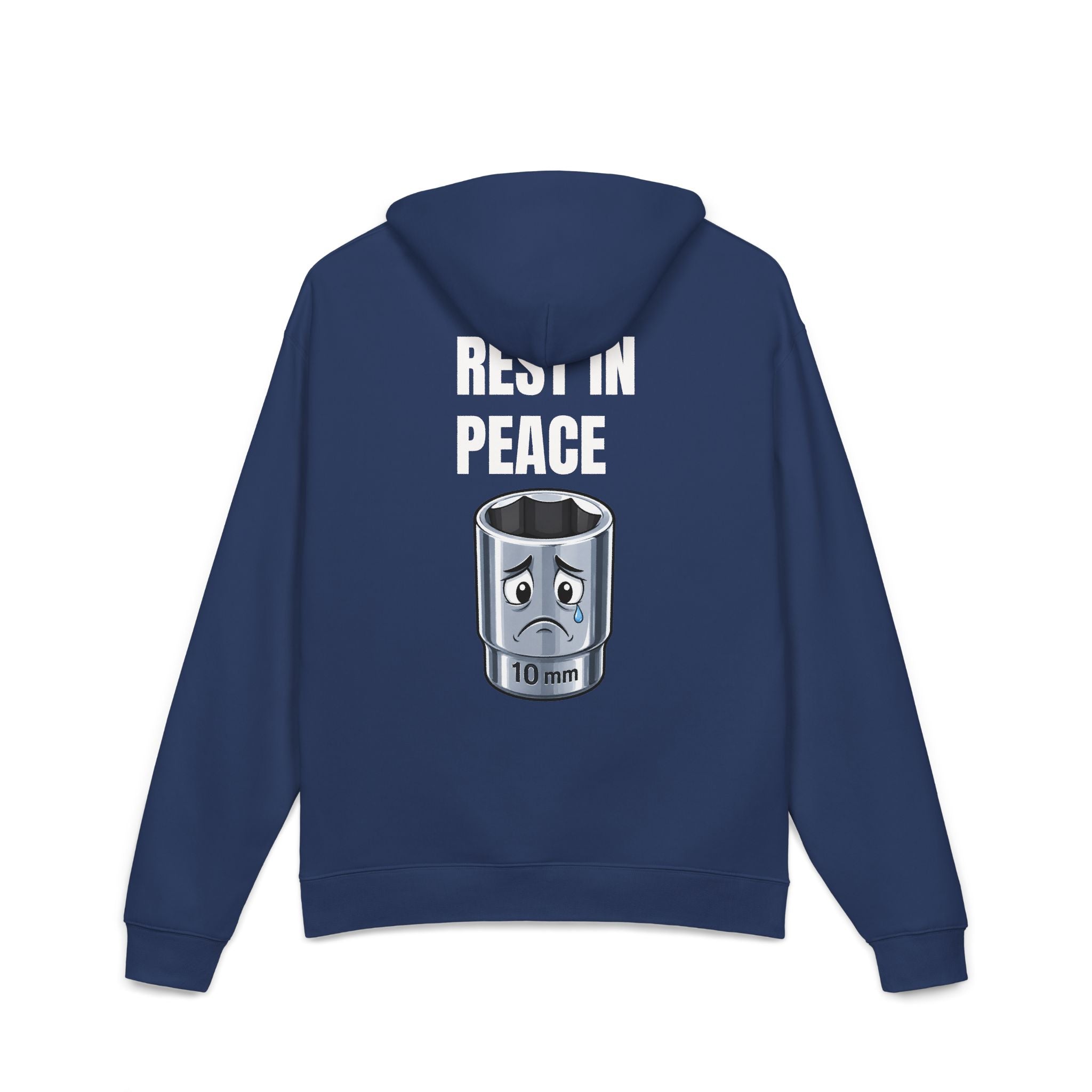 Rest in Peace 10mm Socket Hoodie — Funny Mechanic Tool Repair Sweatshirt