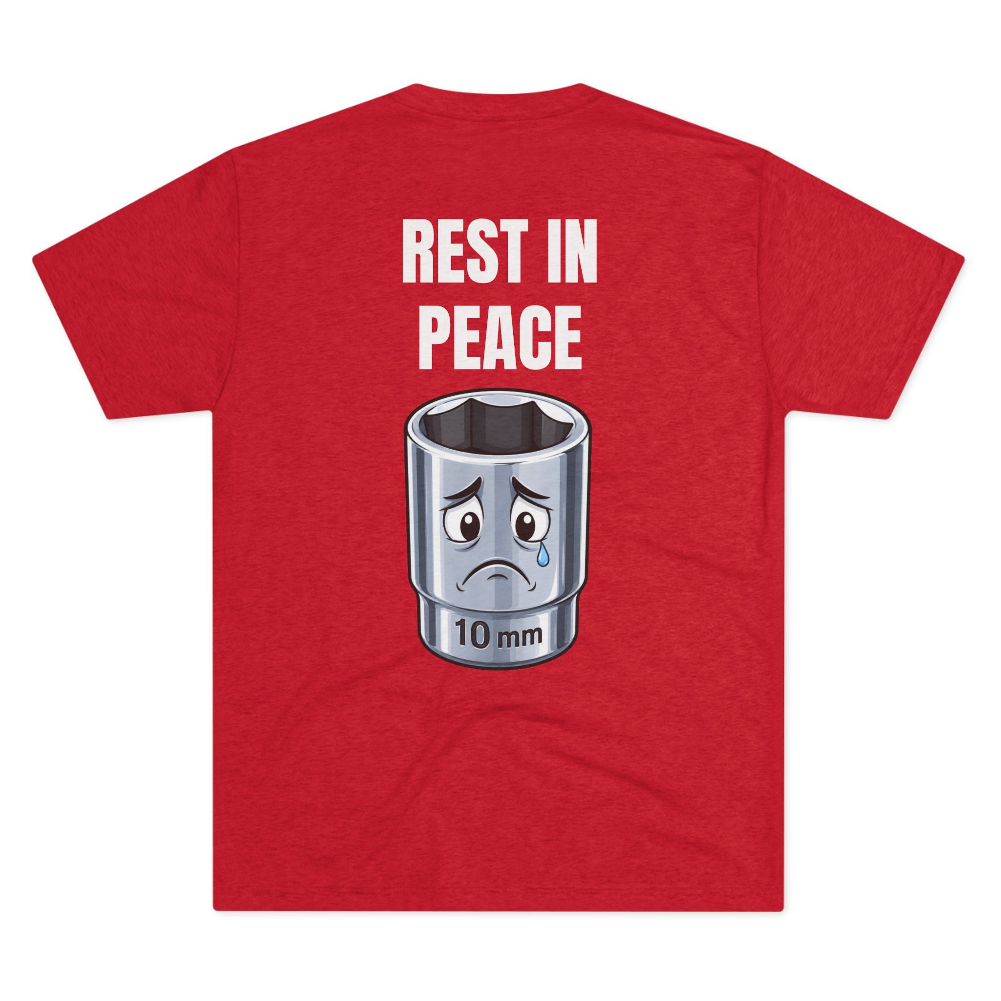 Rest In Peace 10mm Socket T‑Shirt — Funny Mechanic Tool Tee